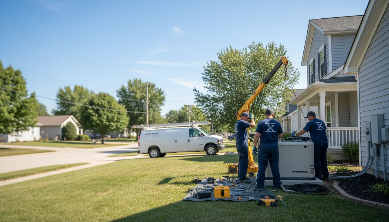 Generator Installation in Climbing Hill, IA near me